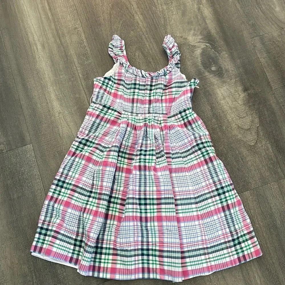 Ralph Lauren Plaid Ruffle Dress